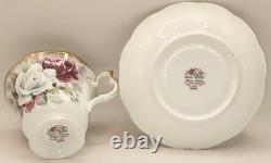 Tea Cup Saucer Royal Albert Summer Bounty Pearl Bone China England