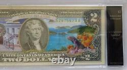 The U. S. Statehood $2 Note Collection with 53 States and Territories, Bills Set