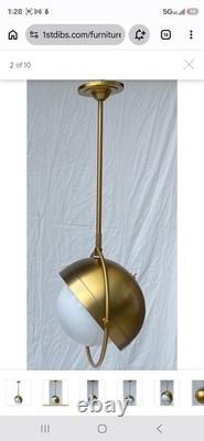 Thomas O'Brien for Visual Comfort Signature Decca Orbital Pendant Brass Light