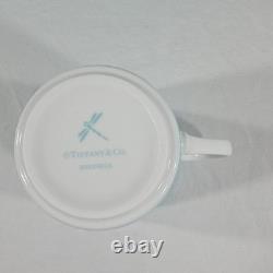 Tiffany & Co Blue Ribbon Porcelain Pair Mug Cup Set