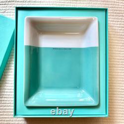 Tiffany & Co. Vide Poche Color Block Tray 13496 20cm Rectangle Plate withBox New