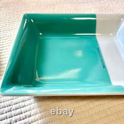 Tiffany & Co. Vide Poche Color Block Tray 13496 20cm Rectangle Plate withBox New