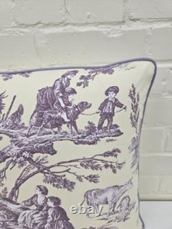 Toile Proposals Fabric Collection -s Set Of Two Cushion Covers