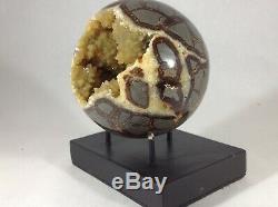 Top Quality Set Of Two Hollow Septarian Nodule Sphere from Ut