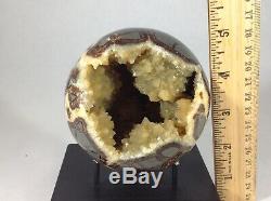 Top Quality Set Of Two Hollow Septarian Nodule Sphere from Ut