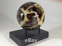 Top Quality Set Of Two Hollow Septarian Nodule Sphere from Ut