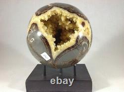 Top Quality Set Of Two Hollow Septarian Nodule Sphere from Utah