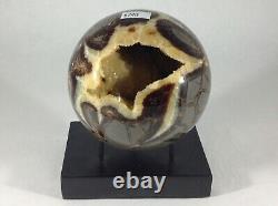 Top Quality Set Of Two Hollow Septarian Nodule Sphere from Utah