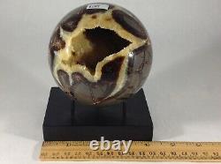 Top Quality Set Of Two Hollow Septarian Nodule Sphere from Utah