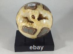 Top Quality Set Of Two Hollow Septarian Nodule Sphere from Utah