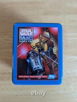 Topps Star Wars Galaxy series 2 Deluxe Factory set