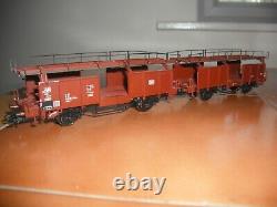 Trix DAS WERK DB Autotransporter Wagons (two sets)