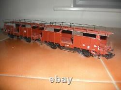 Trix DAS WERK DB Autotransporter Wagons (two sets)