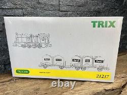 Trix HO/H0 21217 Henkel Train Set Steam Locomotive Plus Two Tank Wagons