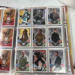 Troops Cards Starwars, Football And Transformers Trading Cards Two Booklets