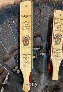 Turkey Call Dick Kirby collectible two call set, NWTF Quaker Boy Box Calls