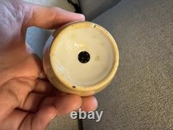 Two Antique Porcelain Painted Arts & crafts Castors Shakers Floral Decoration