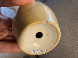 Two Antique Porcelain Painted Arts & crafts Castors Shakers Floral Decoration