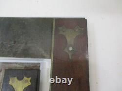 Two Antique V. Myers Shipwright's Set Squares