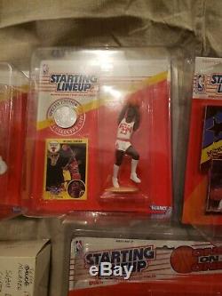 Two Complete Michael Jordan Starting Lineup Collection sets +Extras SLU BULLS