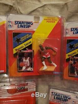 Two Complete Michael Jordan Starting Lineup Collection sets +Extras SLU BULLS