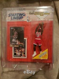 Two Complete Michael Jordan Starting Lineup Collection sets +Extras SLU BULLS