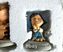 Two Hallmark Gallery Peanuts Gang NATIVITY Sets / Accessories 2012 New in Boxes