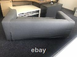 Two Ikea Sofa Klippan, Two Sets of Washable Covers (Grey/White), Collection Only