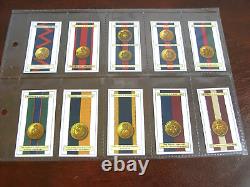 Two Original Sets Of Twenty Five Mitchell Cigarette Cards Medals & Army Ribbons