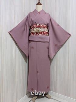 Two-Part Kimono With Obi Silk Set