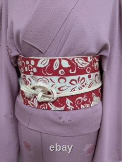 Two-Part Kimono With Obi Silk Set