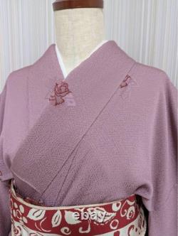 Two-Part Kimono With Obi Silk Set