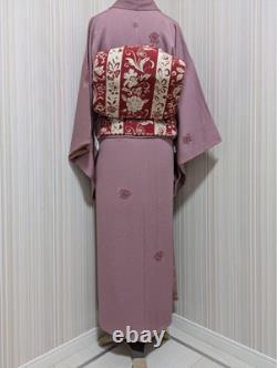 Two-Part Kimono With Obi Silk Set