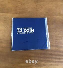 Two Sets Of 2018 Royal Air Force Raf Uncirculated £2 Collection Coin Sets