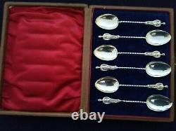 Two Sets Of Solid Silver 1899 Boar War Fund Raising Spoons