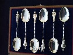 Two Sets Of Solid Silver 1899 Boar War Fund Raising Spoons