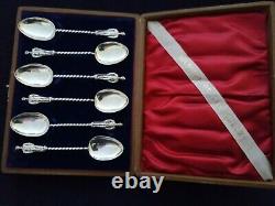 Two Sets Of Solid Silver 1899 Boar War Fund Raising Spoons