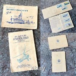 Two Sets of John Player Cigarette Card Books Modern Naval Craft/Civil Aeroplanes