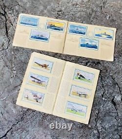 Two Sets of John Player Cigarette Card Books Modern Naval Craft/Civil Aeroplanes