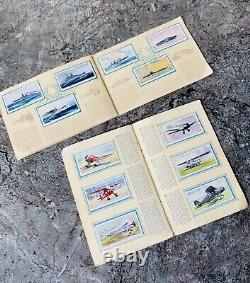 Two Sets of John Player Cigarette Card Books Modern Naval Craft/Civil Aeroplanes