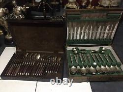 Two Sets of Vintage Cutlery 64 Pieces