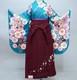 Two-shaku Sleeve Kimono Full Set From Kyoto The Length Of Is Short, Easy To Wear