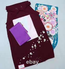 Two-Shaku Sleeve Kimono Full Set From Kyoto The Length Of Is Short, Easy To Wear