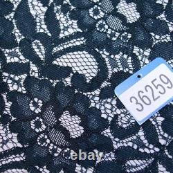 Two-Shaku Sleeves, Lace, Kimono, Full Set, Kimono Length Is Short, Deep Green, H