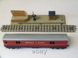 Two Vintage Boxed HORNBY DUBLO TPO Travelling Post Office Mail Van Sets 3-Rail