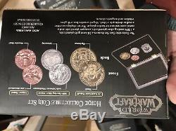Two World of Warcraft Coin Sets (Alliance and Horde)