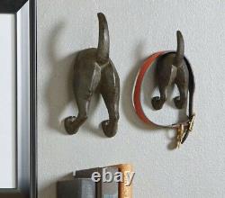 Two piece set Hooks shaped like a dog tail (gr)