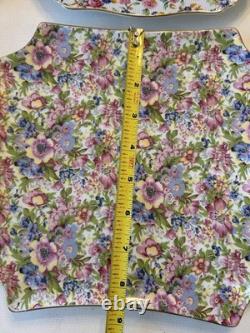 Two's Company CHINTZ Plates Collection Wall Or Serve Set Of 6