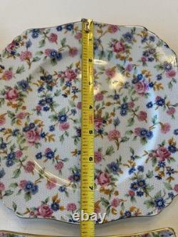 Two's Company CHINTZ Plates Collection Wall Or Serve Set Of 6