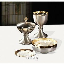 Two-tone Chalice, Ciborium, Host Bowl Set #2